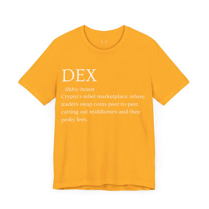 DEX Funny Crypto Definition Premium Tshirt