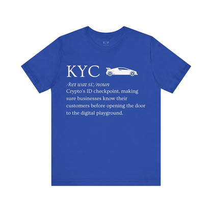 KYC Funny Crypto Definition Premium Tshirt