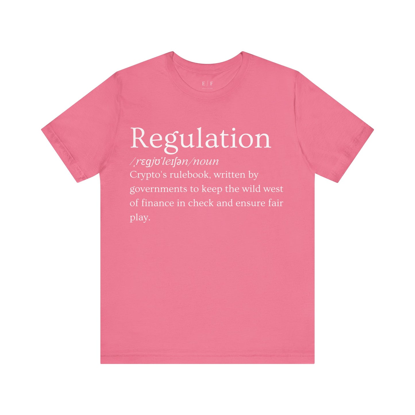 Regulation Funny Crypto Definition Premium Tshirt