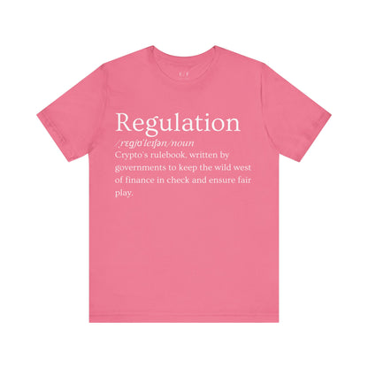 Regulation Funny Crypto Definition Premium Tshirt