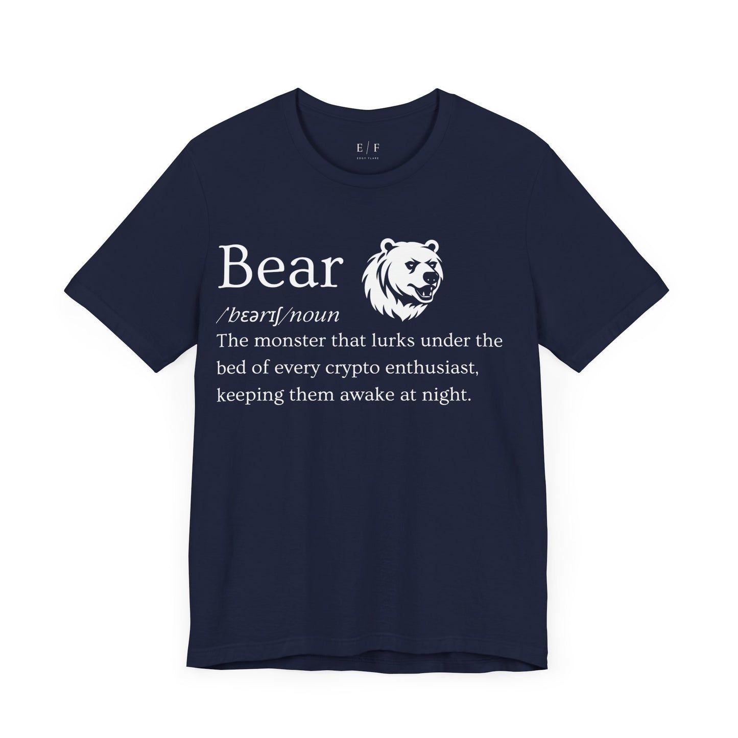 Bear Funny Crypto Definition Premium Tshirt