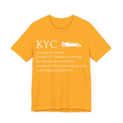 KYC Funny Crypto Definition Premium Tshirt