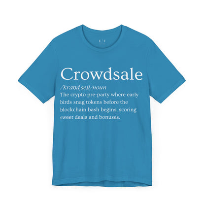 Crowdsale Funny Crypto Definition Premium Tshirt