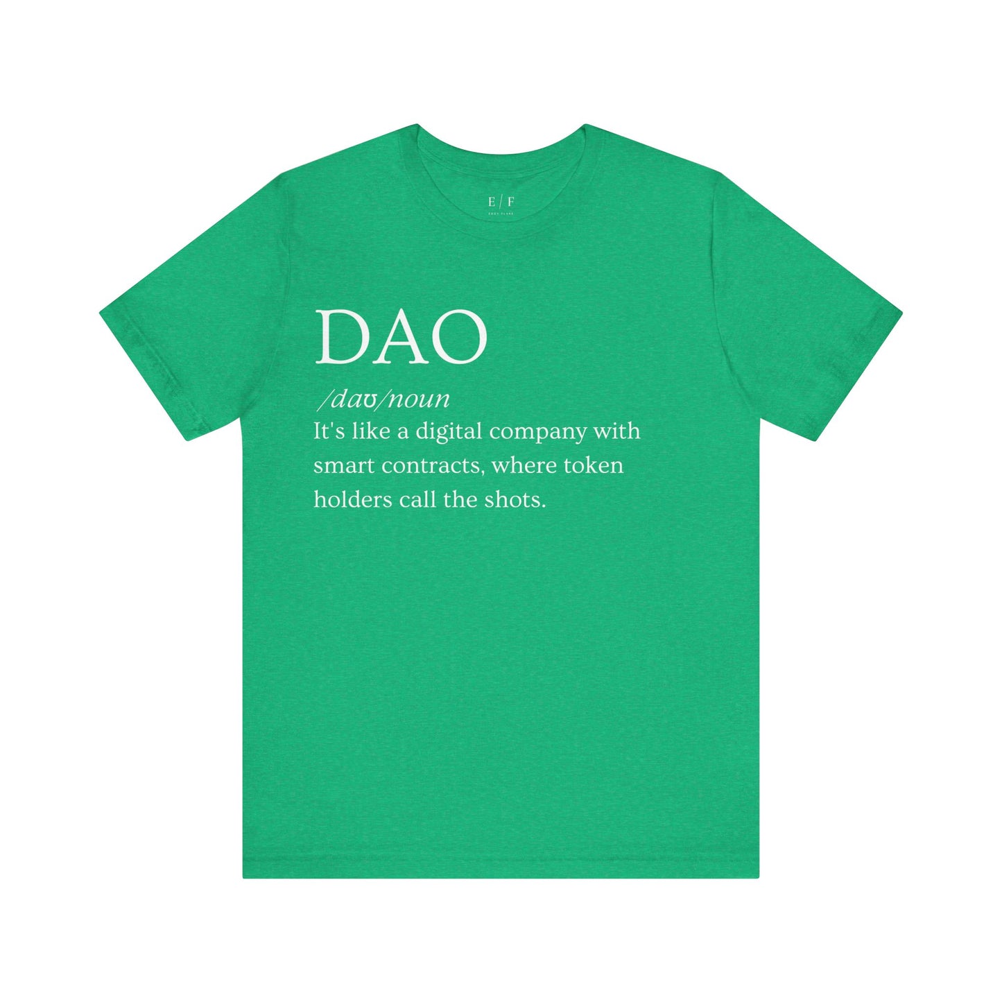 DAO Funny Crypto Definition Premium Tshirt