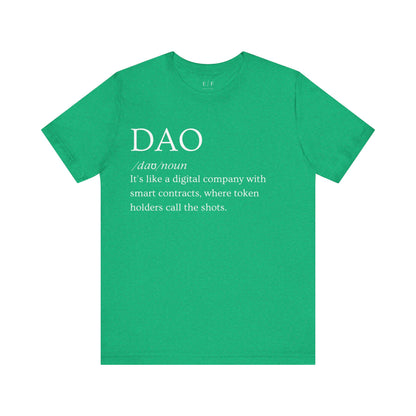 DAO Funny Crypto Definition Premium Tshirt