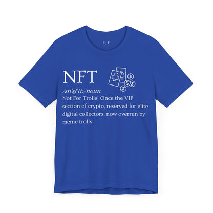 NFT Funny Crypto Definition Premium Tshirt