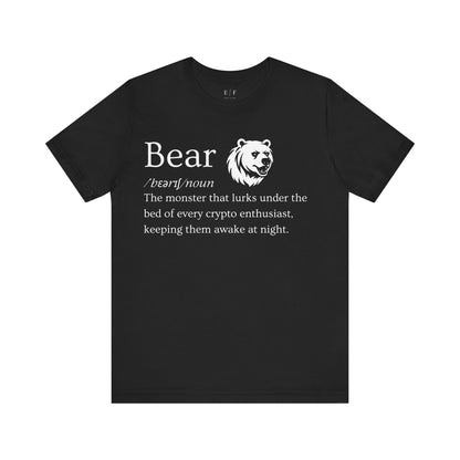 Bear Funny Crypto Definition Premium Tshirt