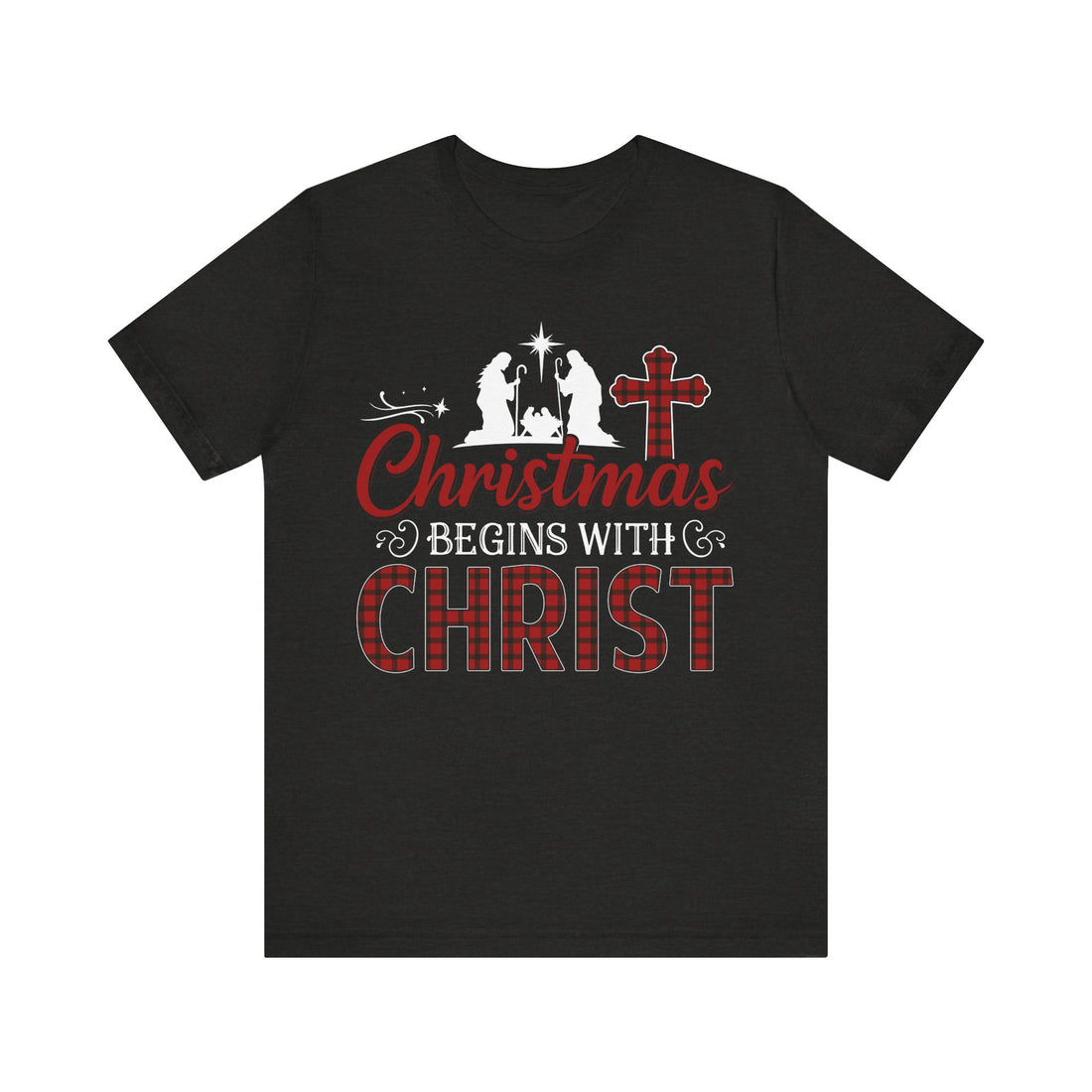 Christmas Begins With Christ Tshirt