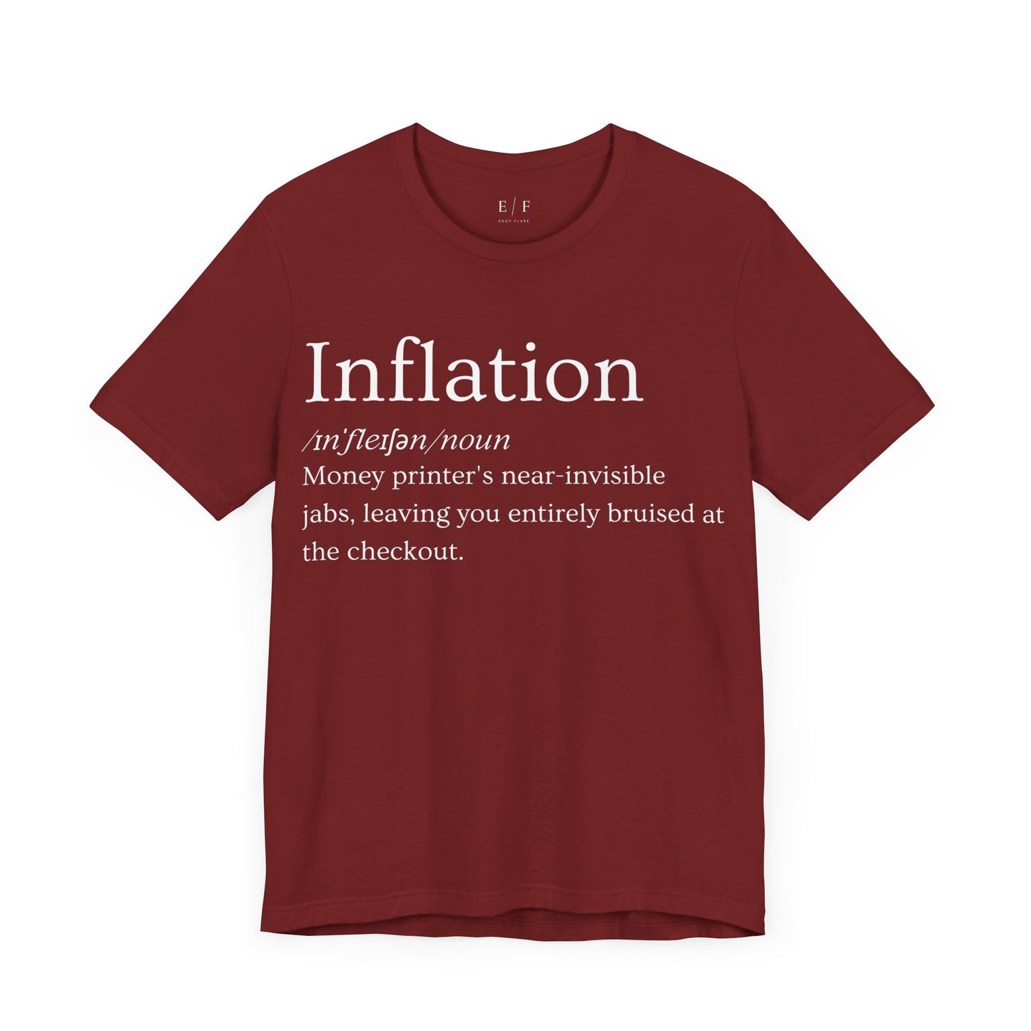 Inflation Funny Crypto Definition Premium Tshirt