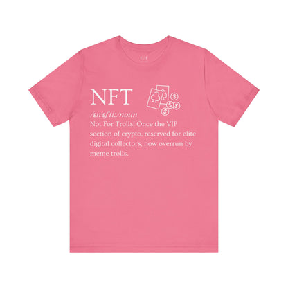 NFT Funny Crypto Definition Premium Tshirt