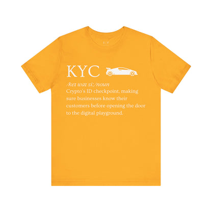 KYC Funny Crypto Definition Premium Tshirt