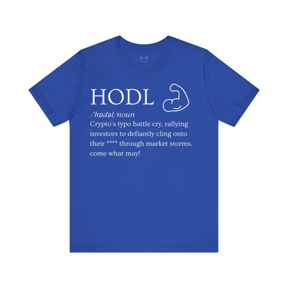 HODL Funny Crypto Definition Premium Tshirt