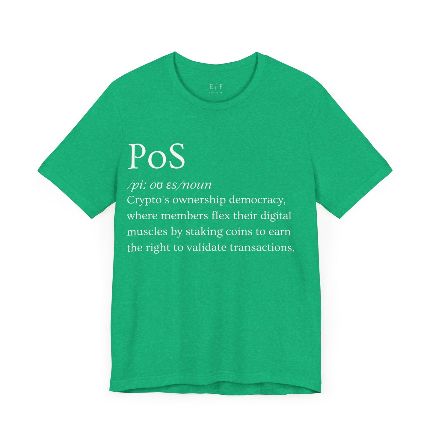 PoS Funny Crypto Definition Premium Tshirt