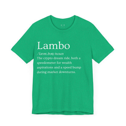 Lambo Funny Crypto Definition Premium Tshirt