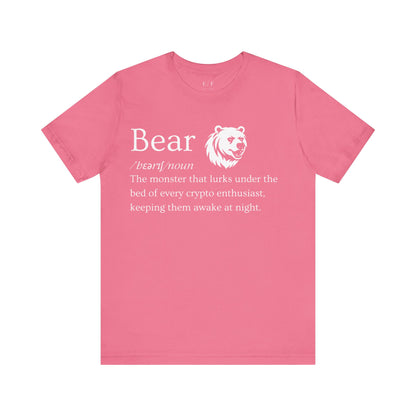 Bear Funny Crypto Definition Premium Tshirt