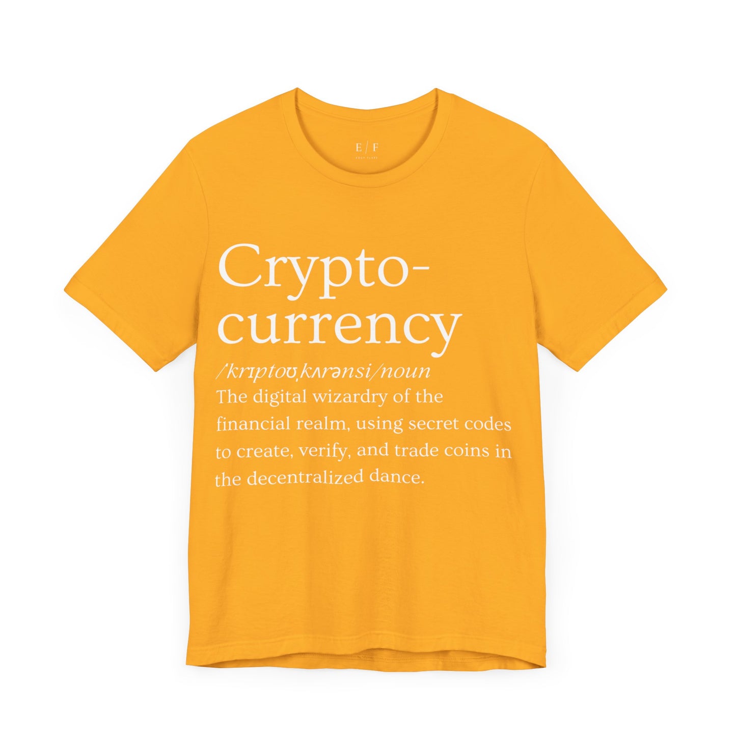 Crypto-currency Funny Crypto Definition Premium Tshirt