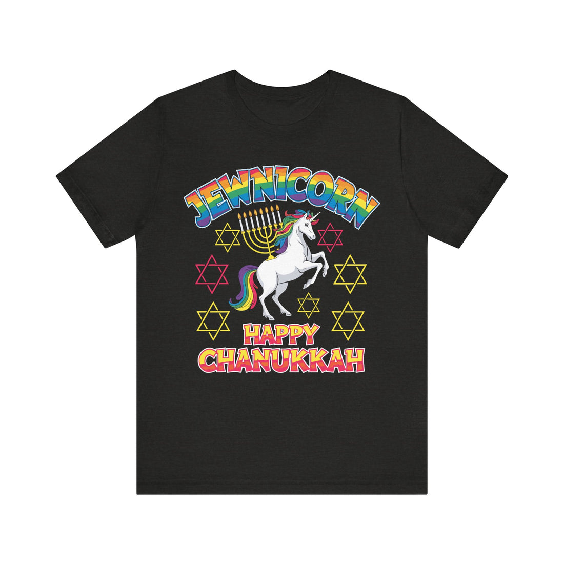 Jewnicorn Happy Chanukkah Tshirt