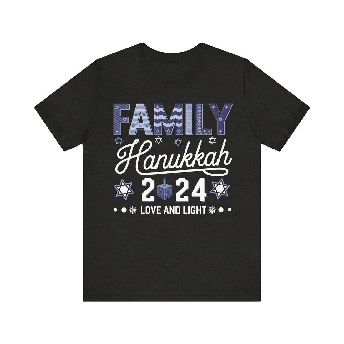 Family Hanukkah 2024 Love And Light Tshirt