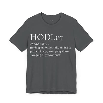 HODLer Funny Crypto Definition Premium Tshirt