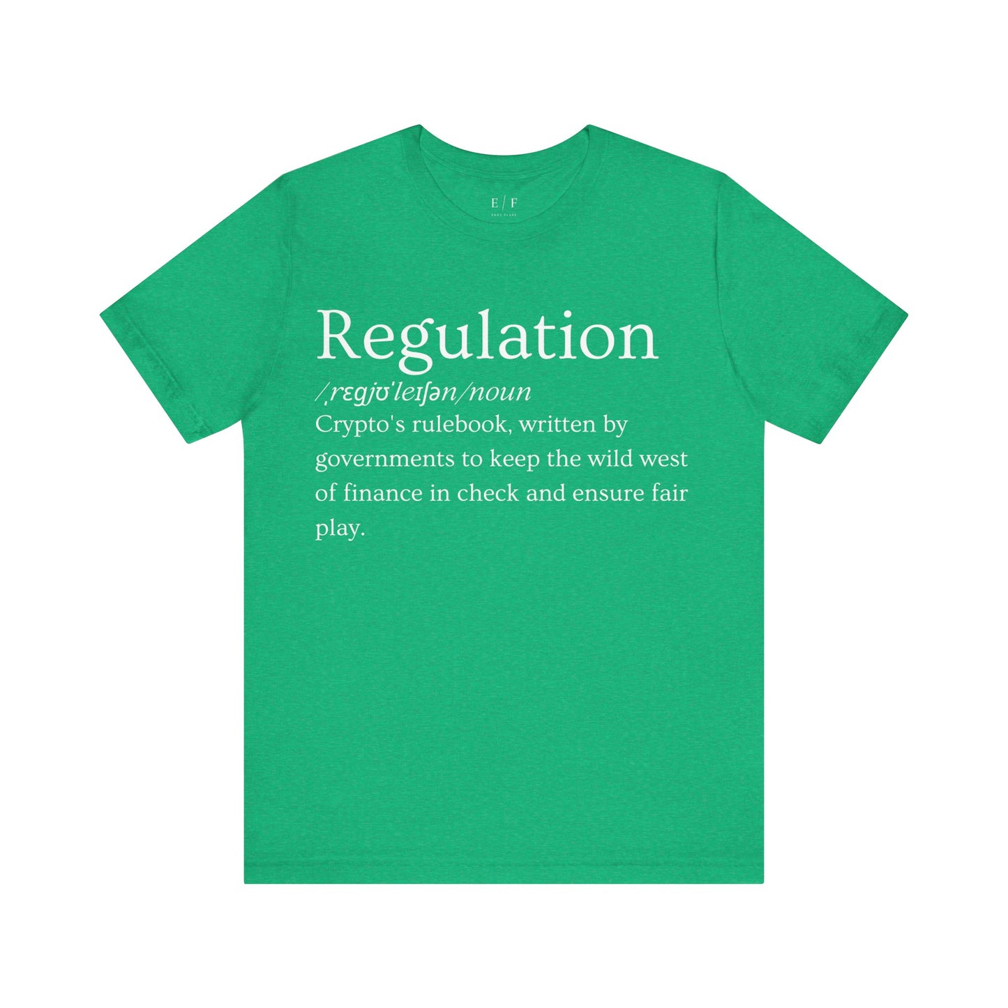 Regulation Funny Crypto Definition Premium Tshirt