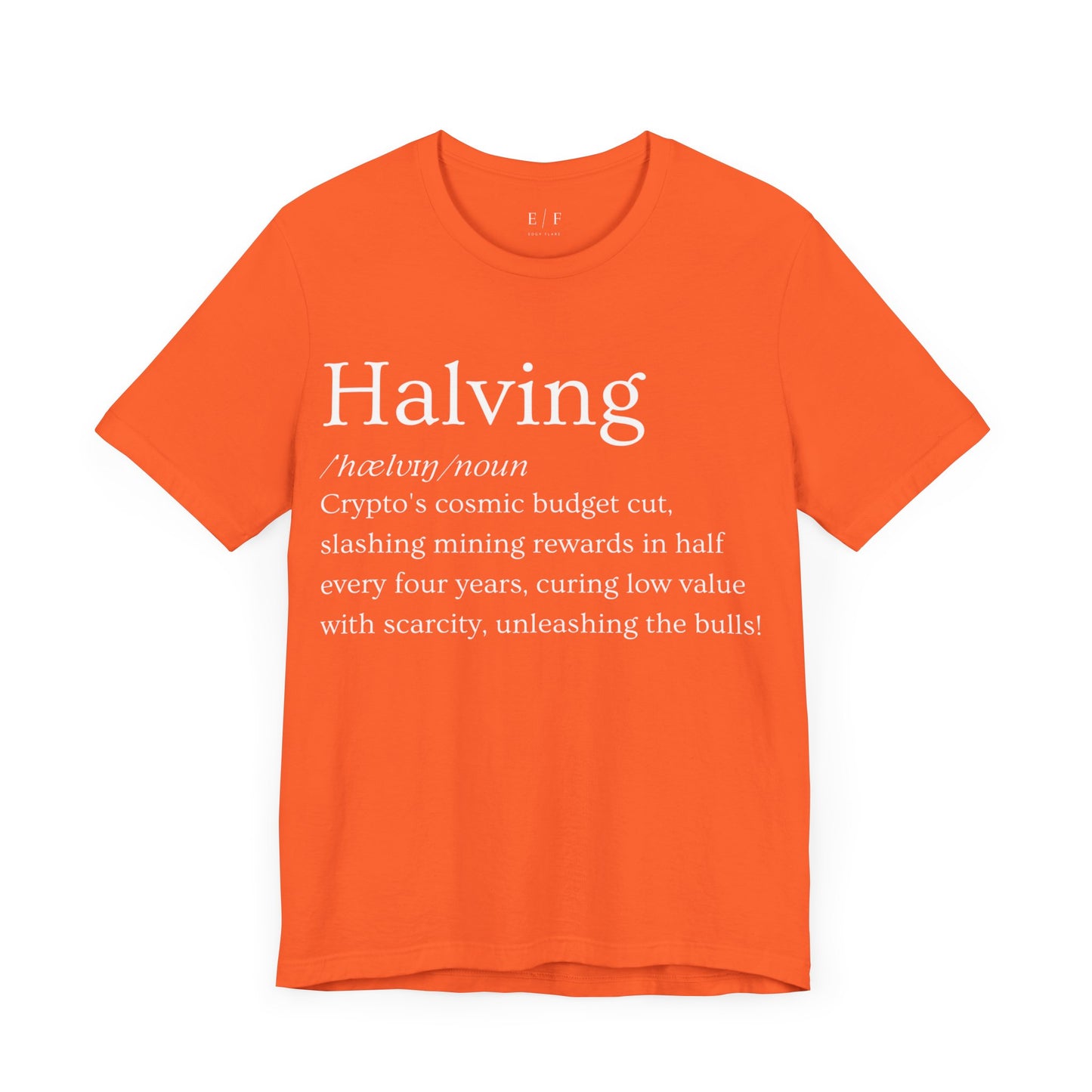 Halving Funny Crypto Definition Premium Tshirt