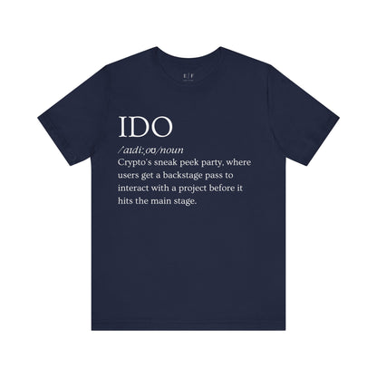 ICO (2) Funny Crypto Definition Premium Tshirt