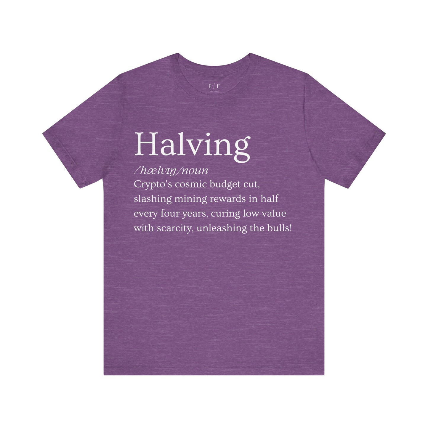 Halving Funny Crypto Definition Premium Tshirt