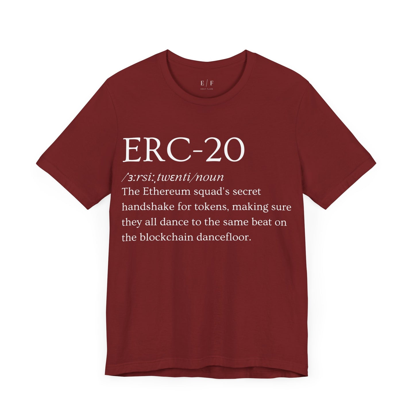 ERC-20 Funny Crypto Definition Premium Tshirt