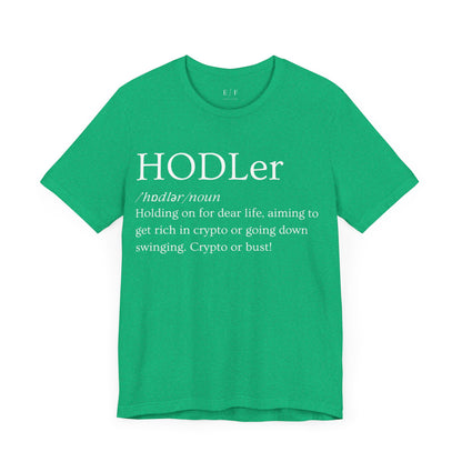 HODLer Funny Crypto Definition Premium Tshirt