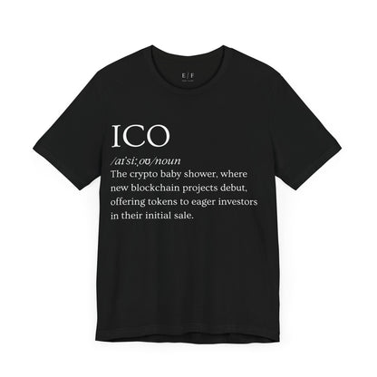 ICO Funny Crypto Definition Premium Tshirt