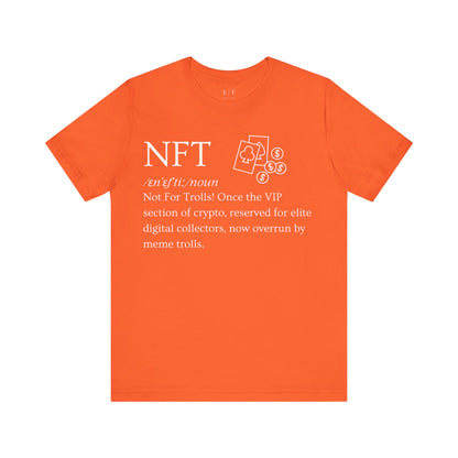 NFT Funny Crypto Definition Premium Tshirt