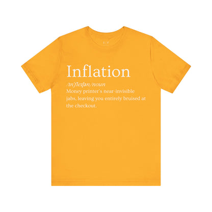 Inflation Funny Crypto Definition Premium Tshirt