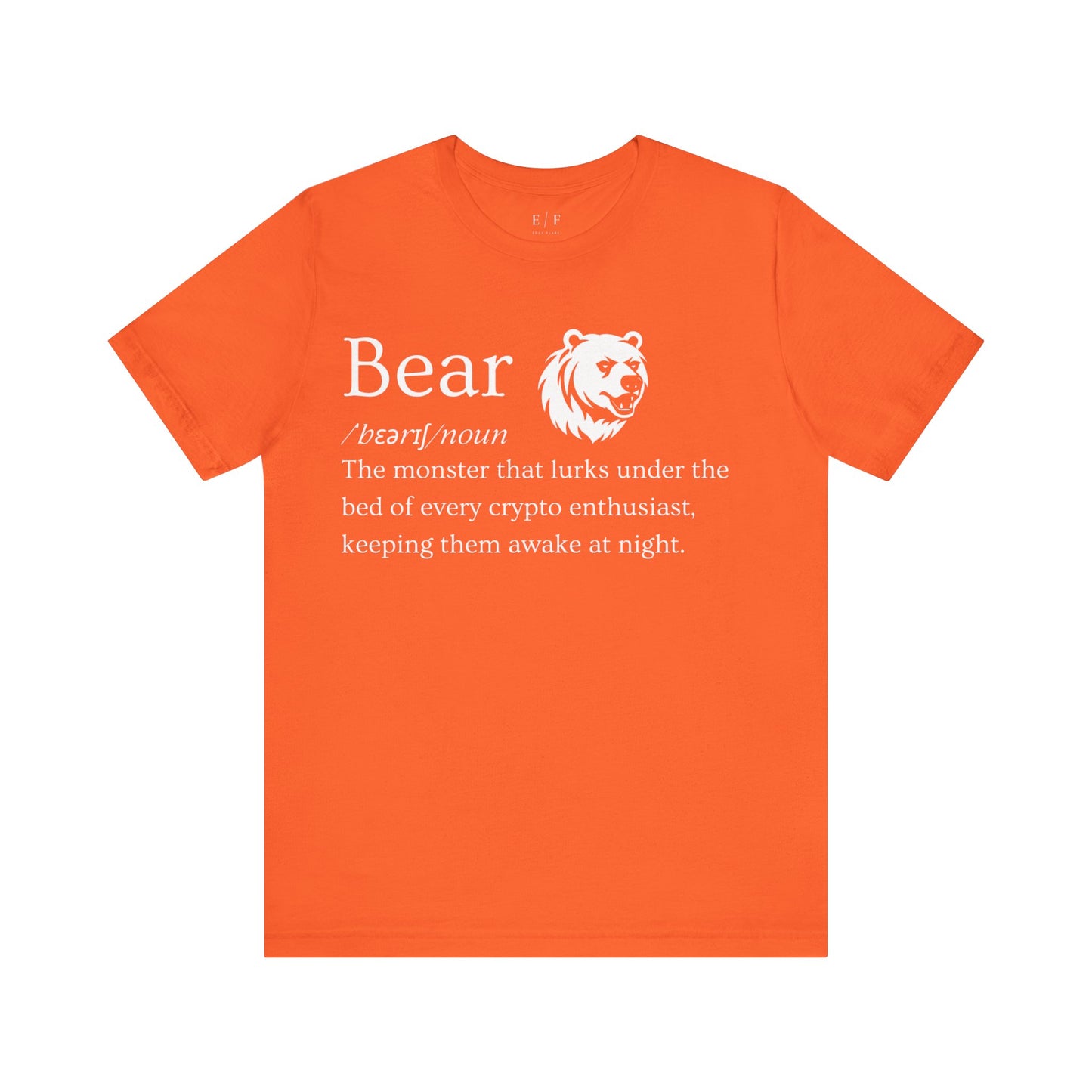 Bear Funny Crypto Definition Premium Tshirt