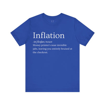 Inflation Funny Crypto Definition Premium Tshirt