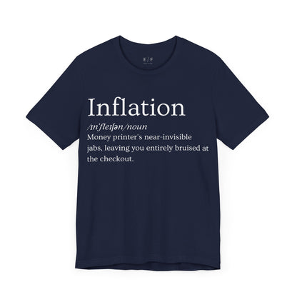 Inflation Funny Crypto Definition Premium Tshirt