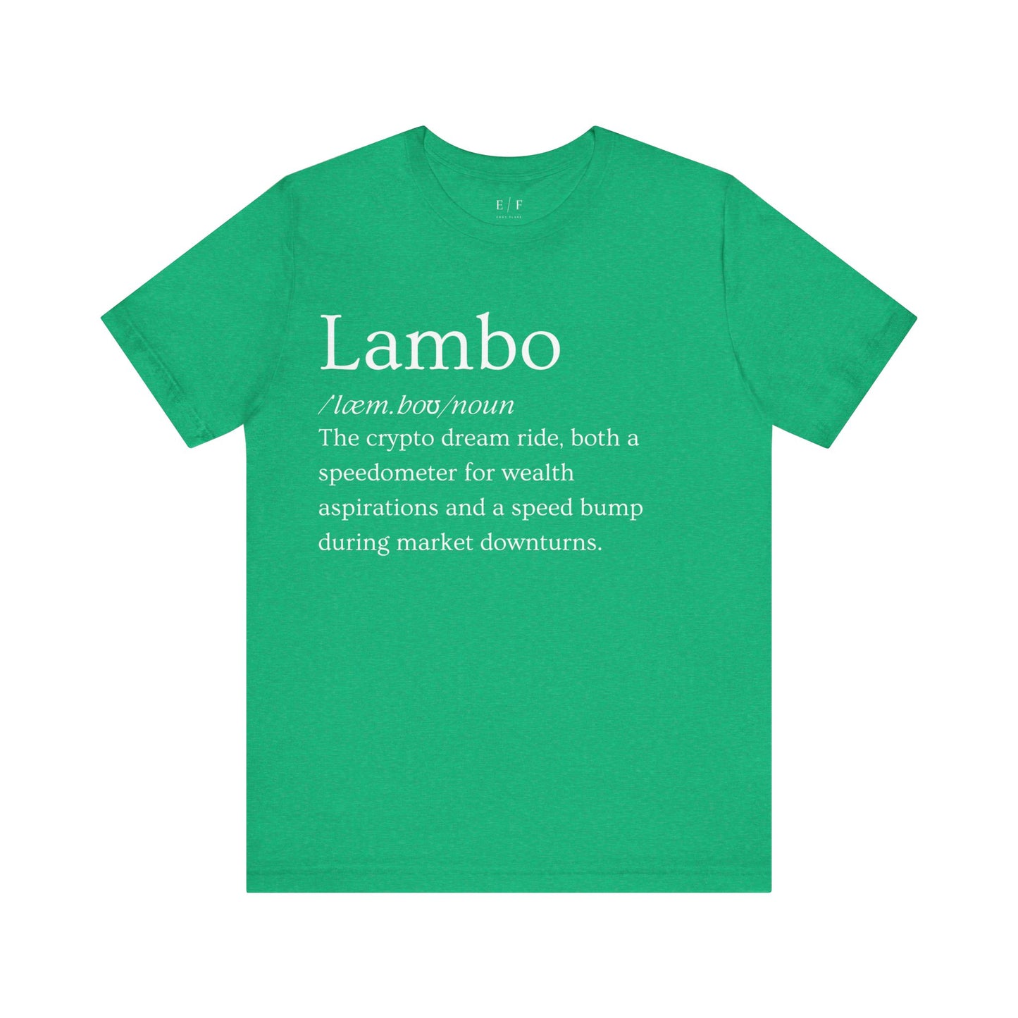 Lambo Funny Crypto Definition Premium Tshirt