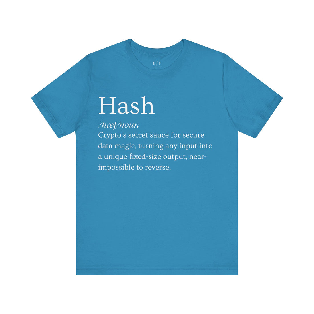 Hash Funny Crypto Definition Premium Tshirt