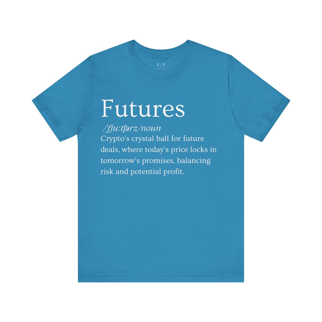 Futures Funny Crypto Definition Premium Tshirt