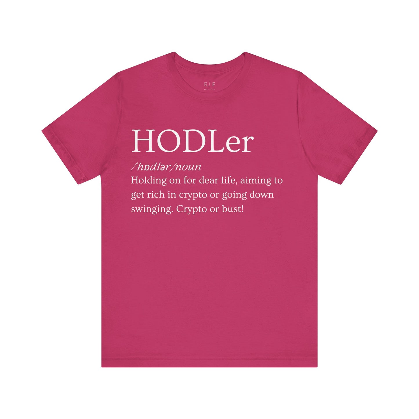 HODLer Funny Crypto Definition Premium Tshirt