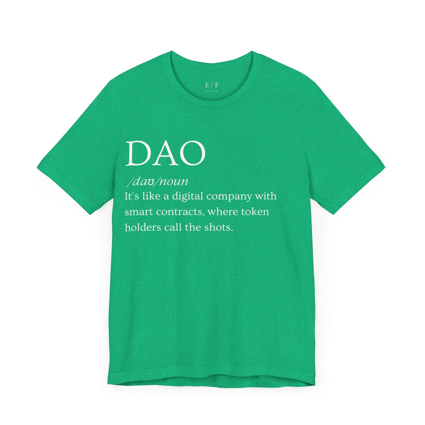 DAO Funny Crypto Definition Premium Tshirt