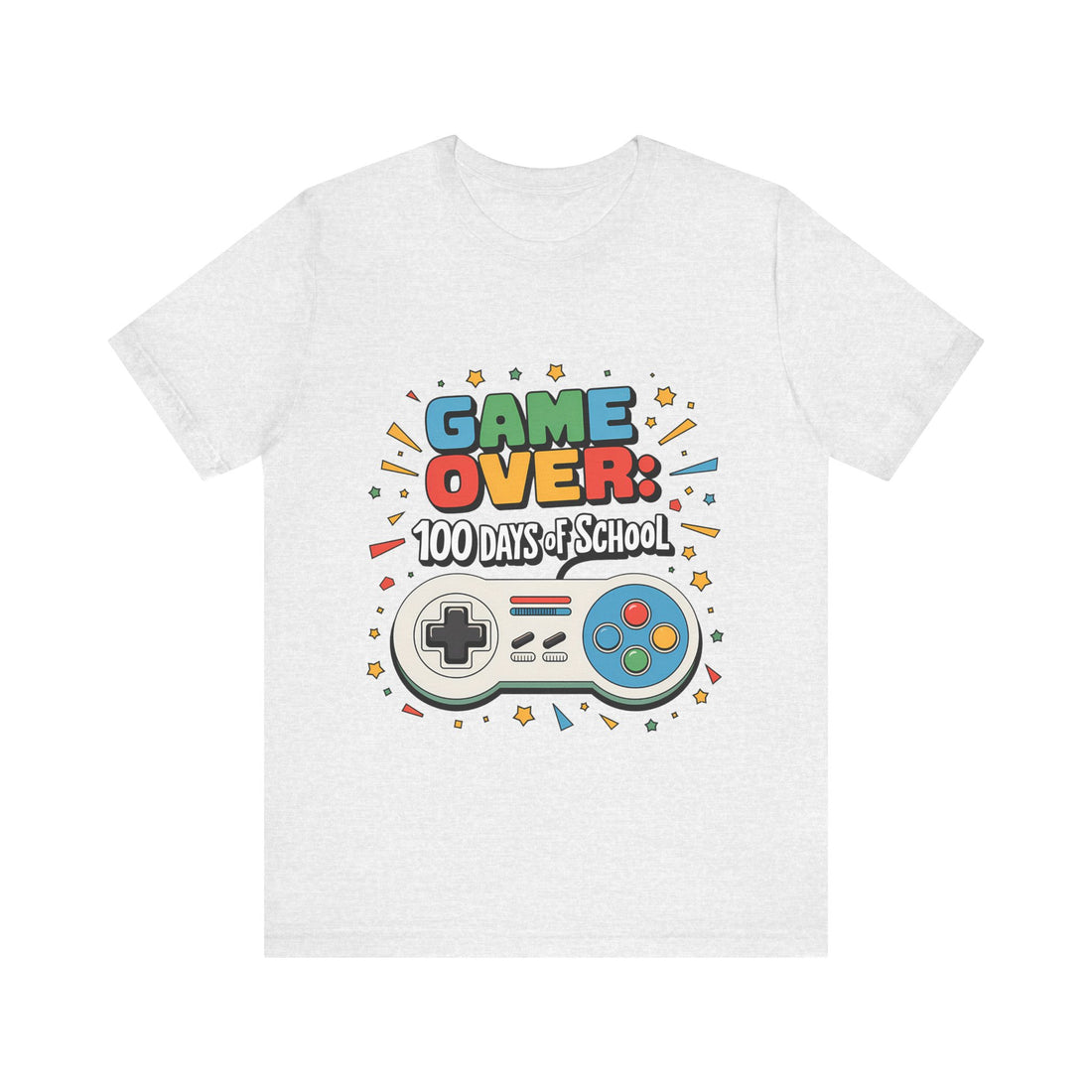 Game Over: 100 Days Of School Tshirt