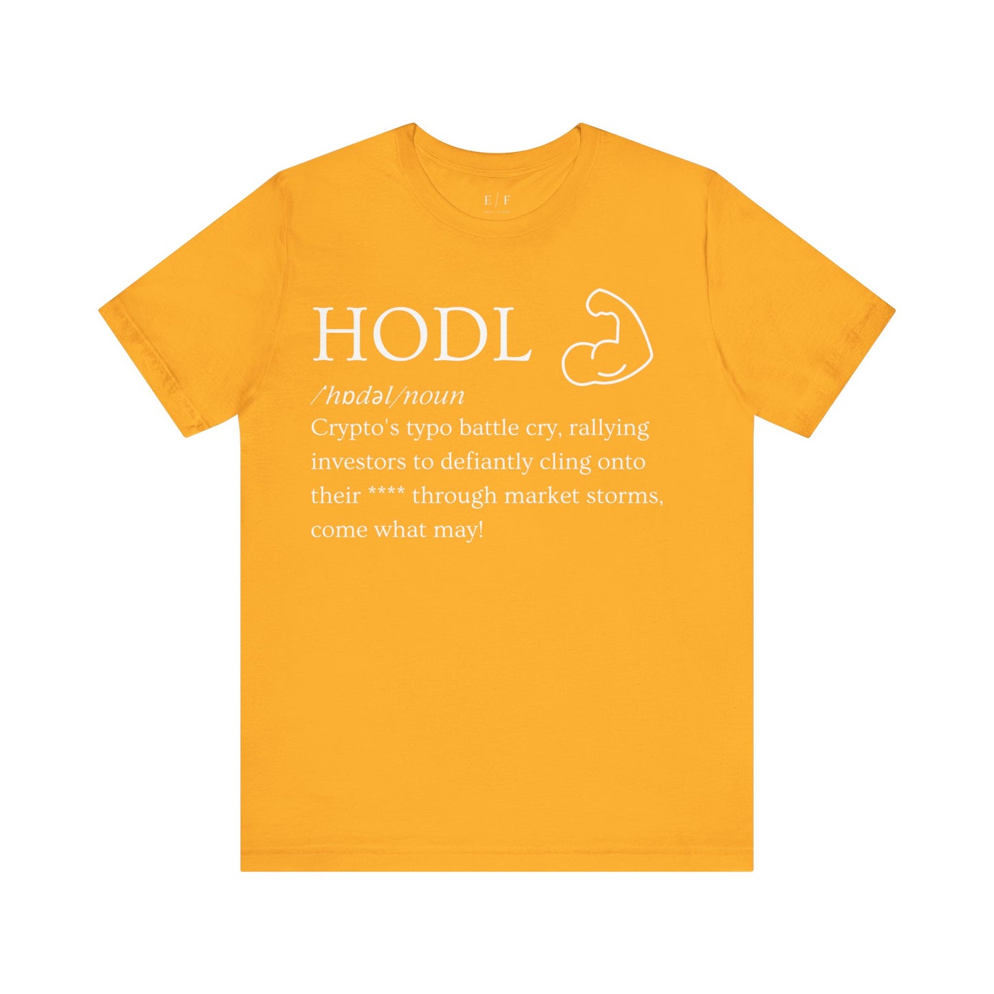 HODL Funny Crypto Definition Premium Tshirt