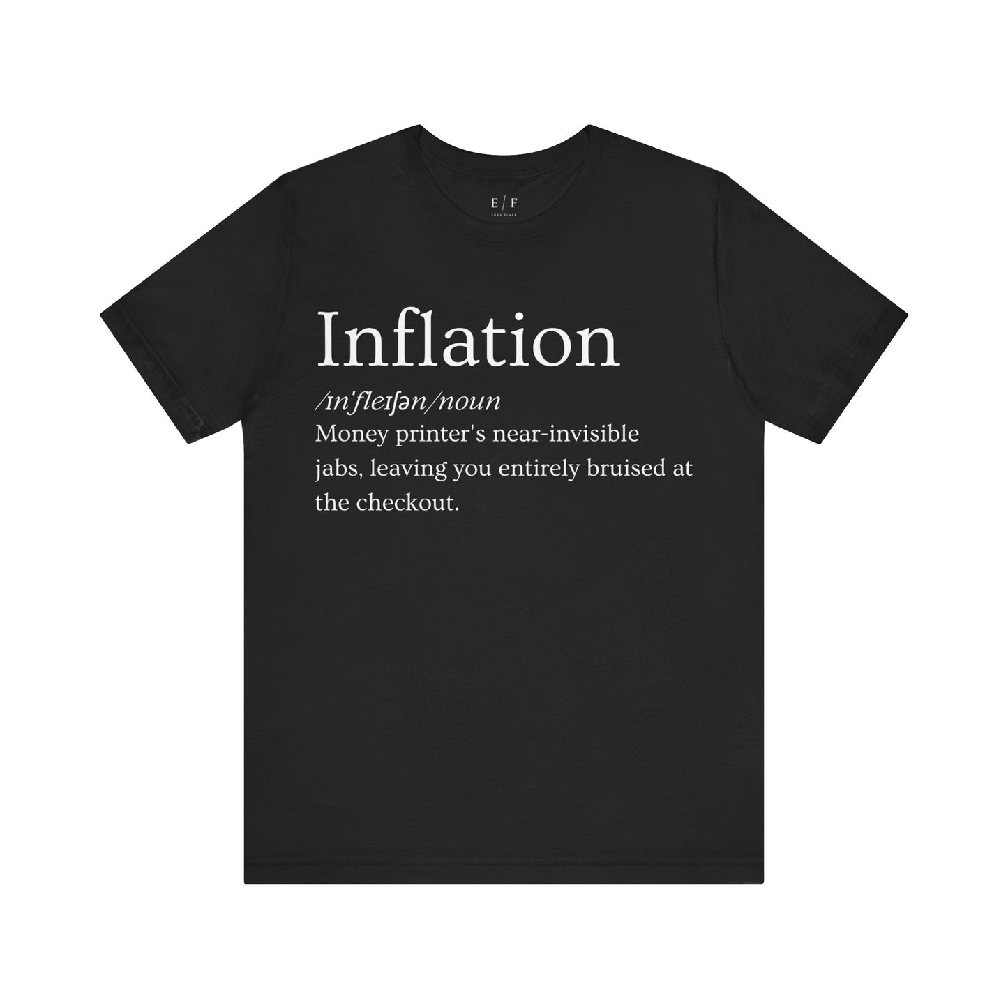 Inflation Funny Crypto Definition Premium Tshirt