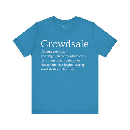 Crowdsale Funny Crypto Definition Premium Tshirt