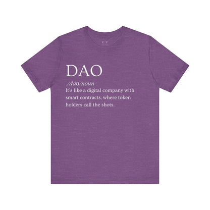 DAO Funny Crypto Definition Premium Tshirt