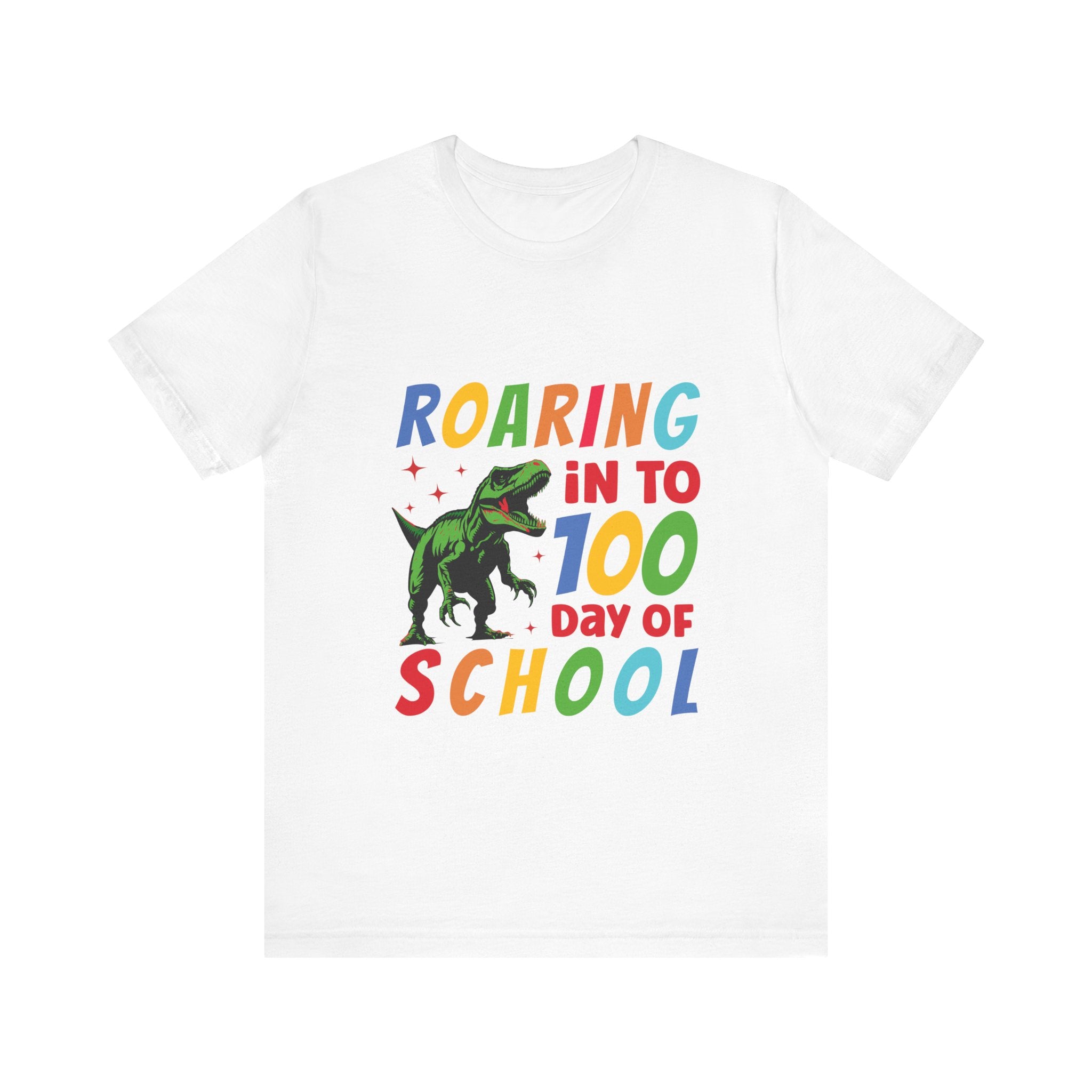 Roaring Into 100 Day Of School Tshirt