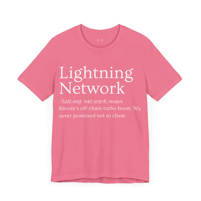 Lightning Network Funny Crypto Definition Premium Tshirt