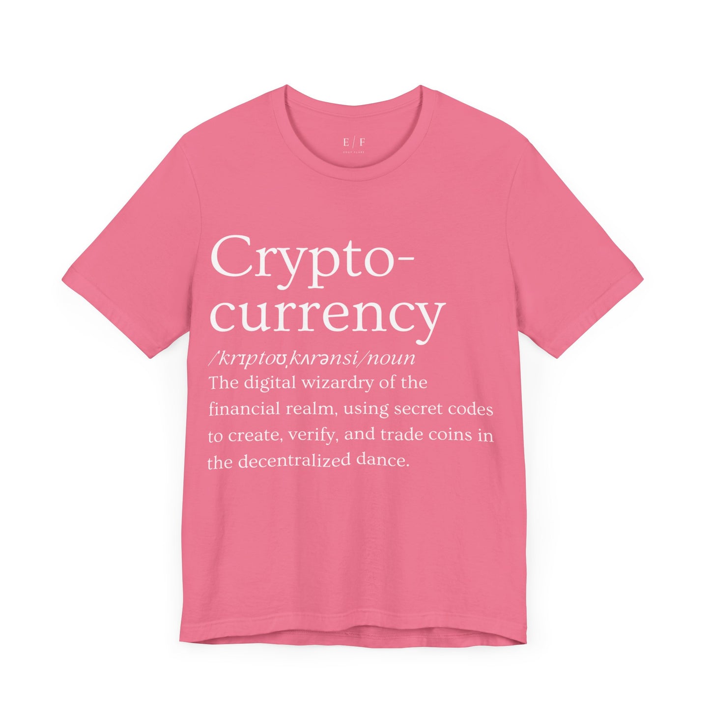 Crypto-currency Funny Crypto Definition Premium Tshirt