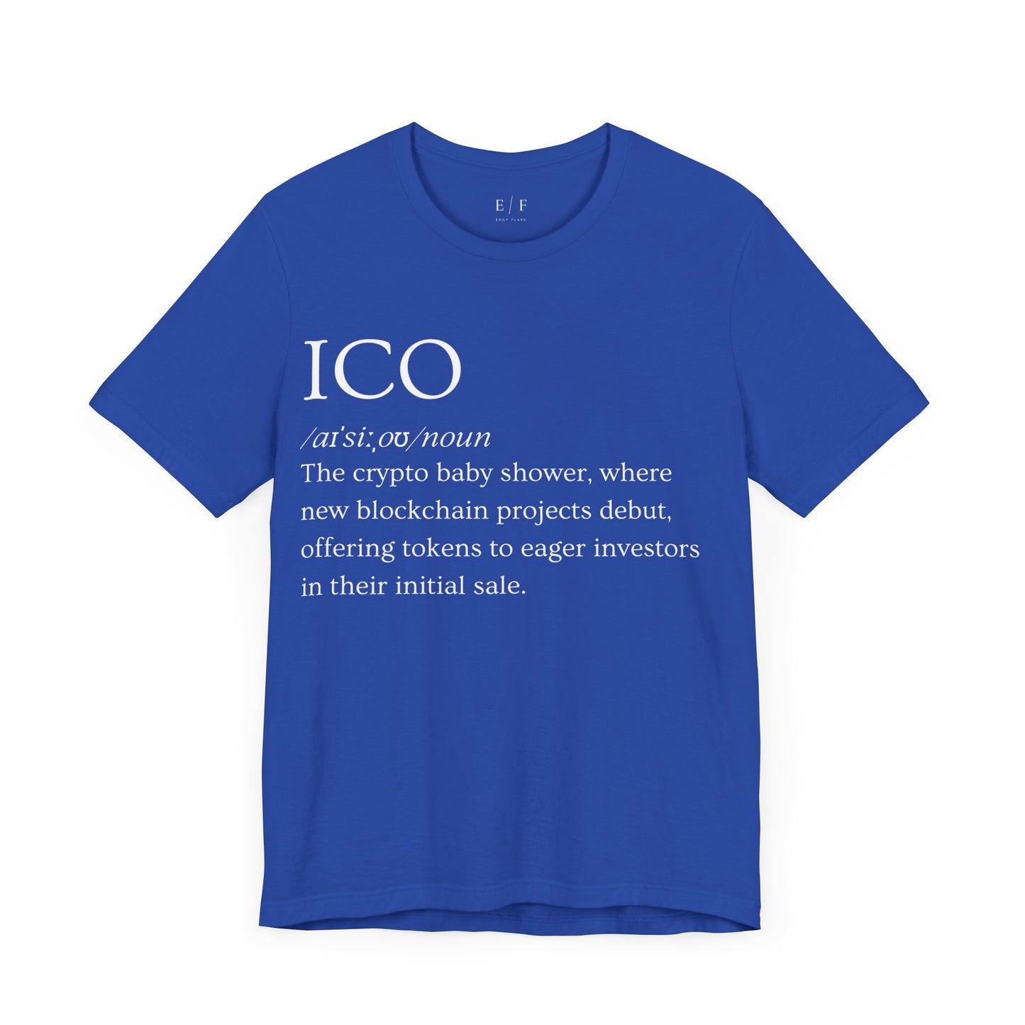 ICO Funny Crypto Definition Premium Tshirt