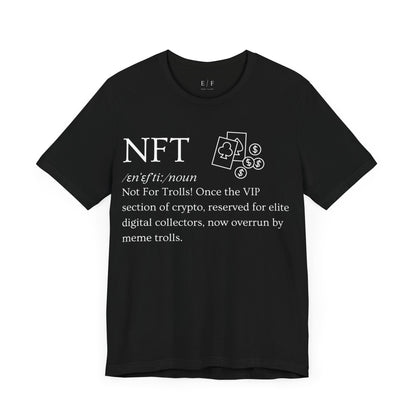 NFT Funny Crypto Definition Premium Tshirt